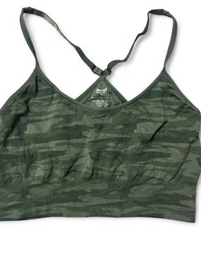 Pro-Fit Green Camo Seamless Sports Bralette